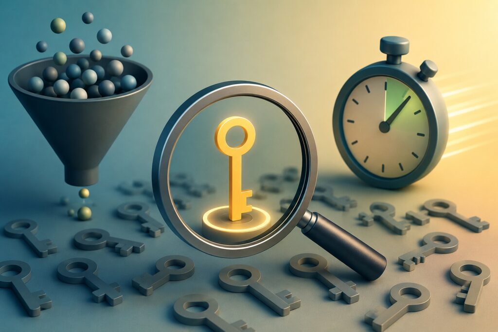 How to Discover Low-Competition Keywords in Minutes